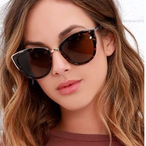 Quay My Girl Oversized Cat Eyed Sunglasses